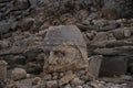 Mount Nemrut, Kingdom of Commagene, ancient statue head. Turkey. Royalty Free Stock Photo